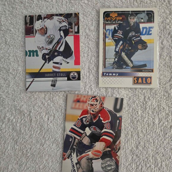 15-Card Edmonton Oilers Lot - Ryan Smyth, Bill Ranford HOF & 2006 Stars - Picture 8 of 9